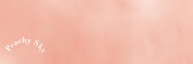Peachy Sky banner