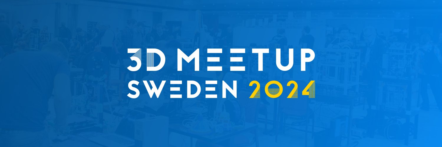 3D Meetup Sweden #3DMS2024 banner