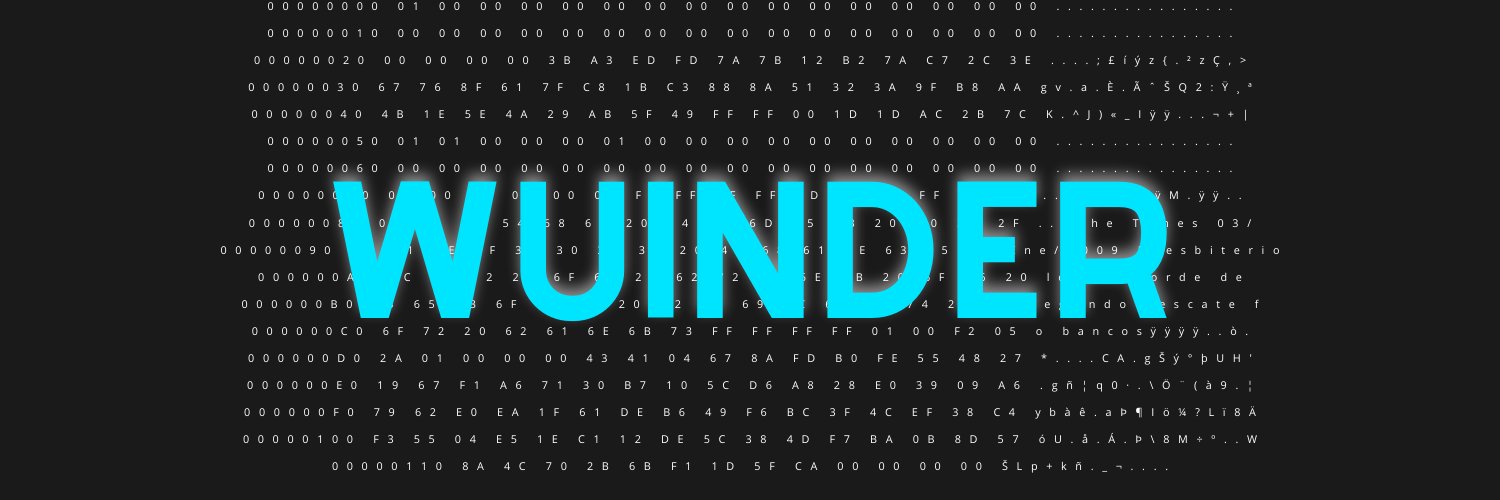 Wuinder Utrera 🏴 banner