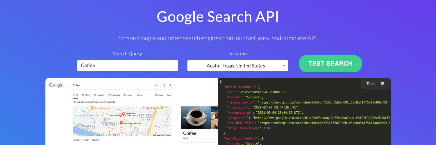 SerpApi banner
