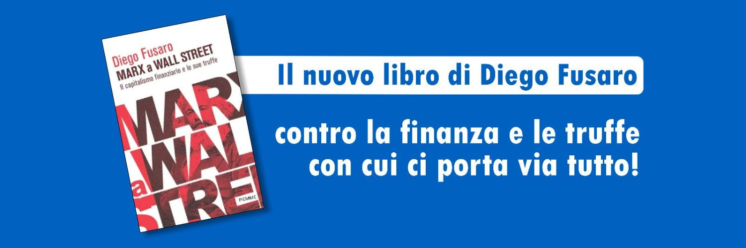 Diego Fusaro's banner