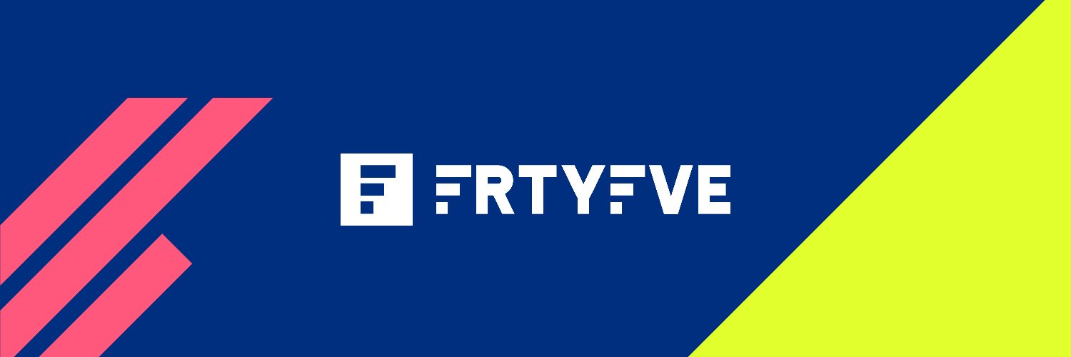 FRTYFVE banner