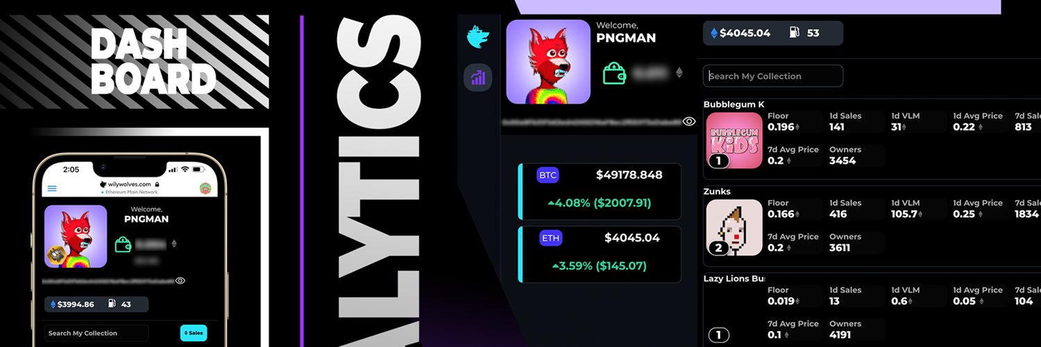 wilywolves's profile banner image