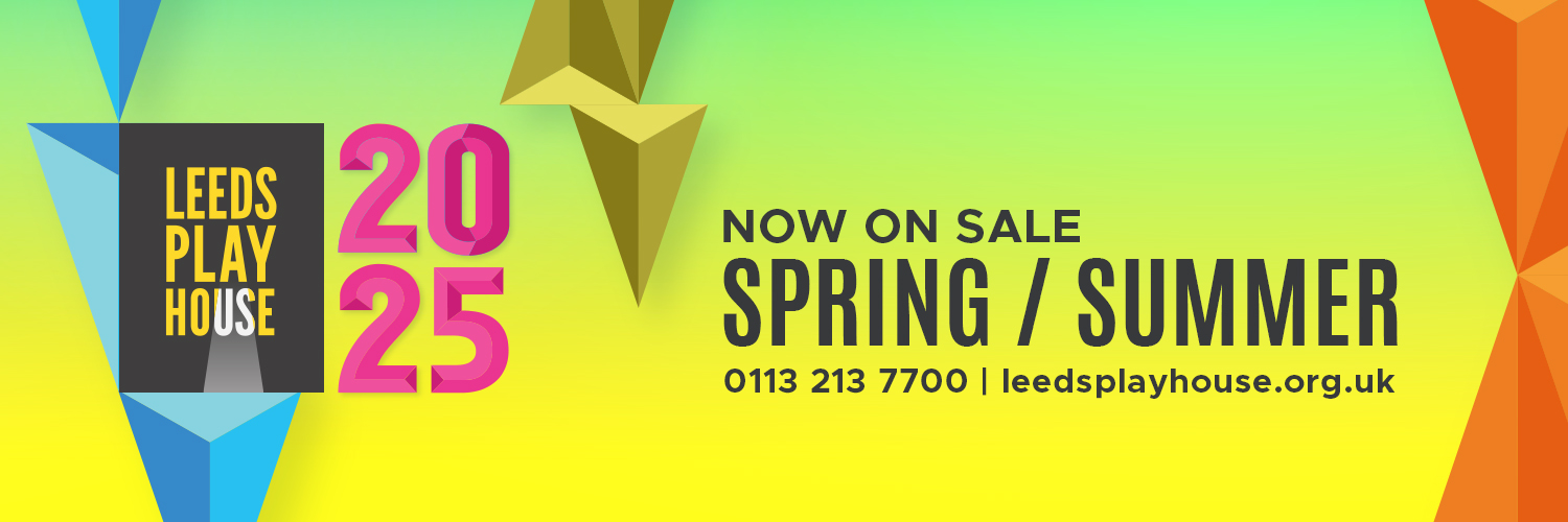 Leeds Playhouse's banner
