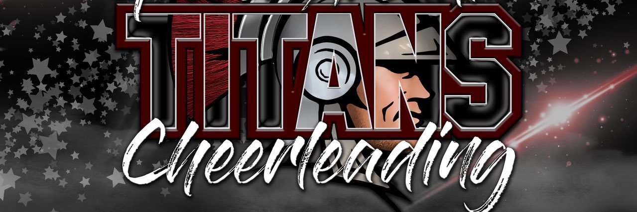 Arcadia Titans Cheer banner