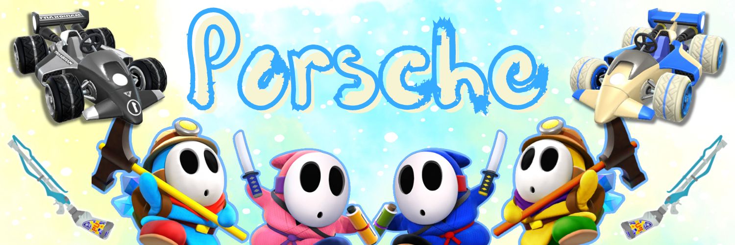 Porsche ポルシェ banner