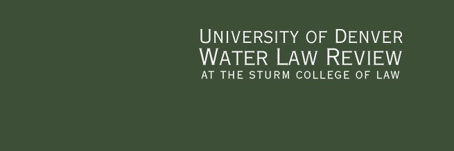 WaterLawReview's profile banner image