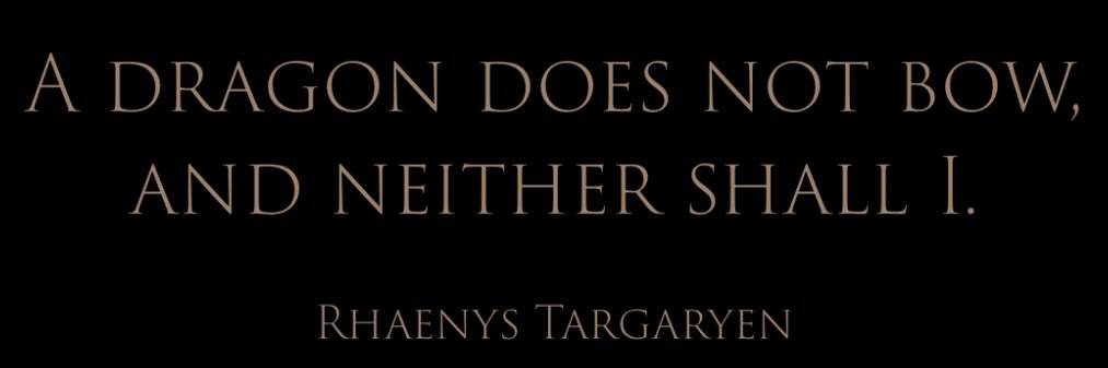 Rhaenys Targaryen TQWNW banner