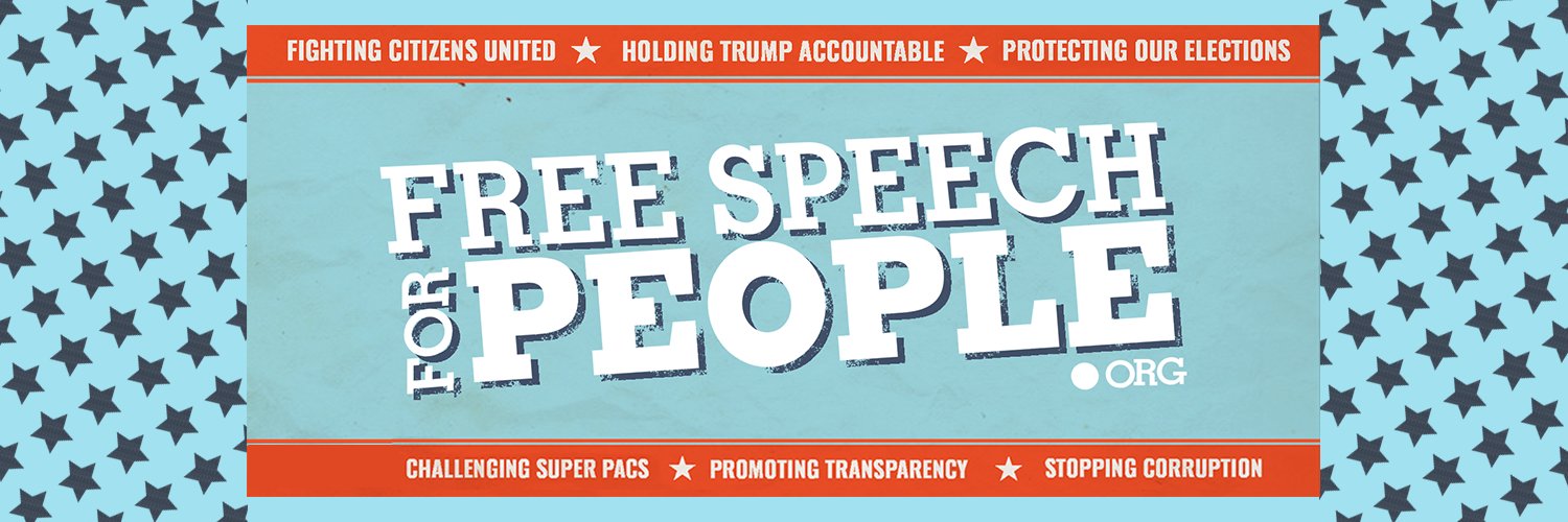 Free Speech For People banner