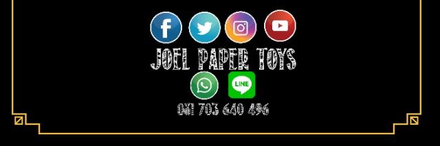 JoeL Paper Toys banner