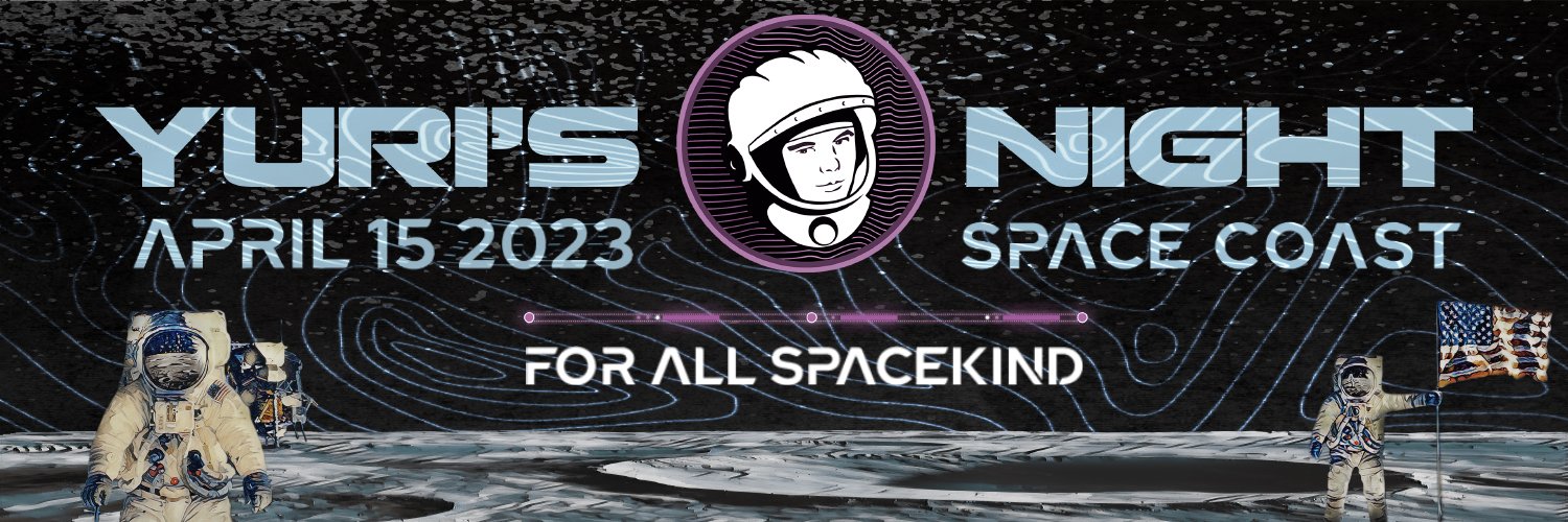 Yuri's Night Space Coast banner