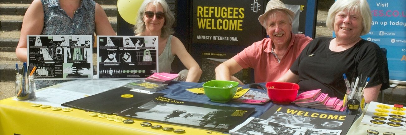 Amnesty Maidstone & Swale banner