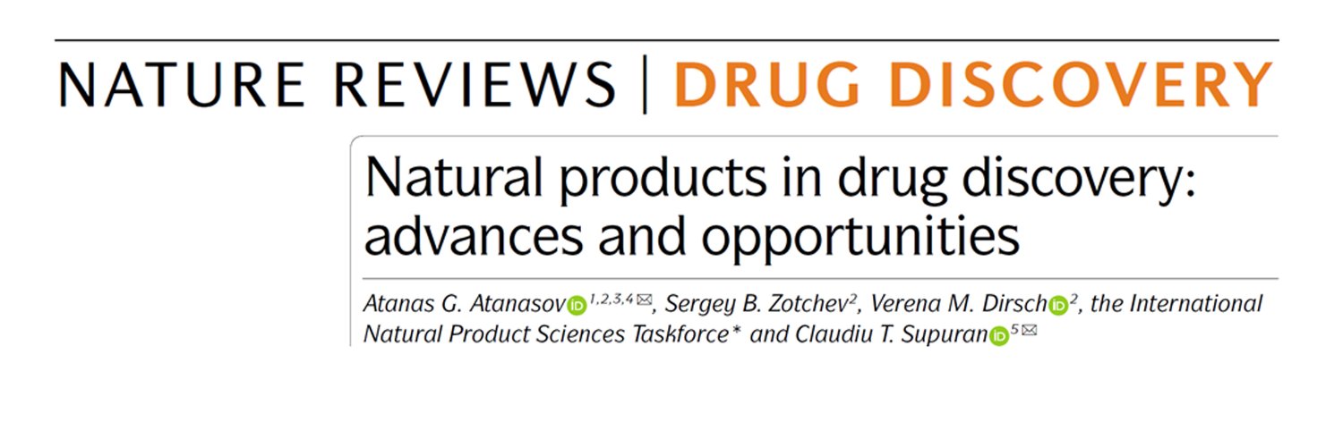 International Natural Product Sciences Taskforce Profile Banner