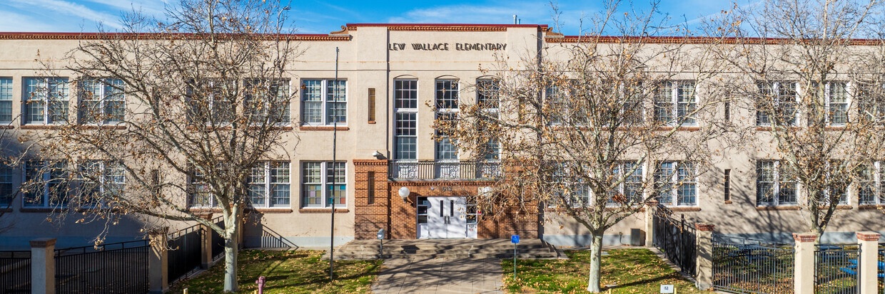 Lew Wallace Elementary School banner
