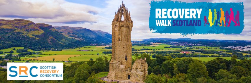 Recovery Walk Scotland banner