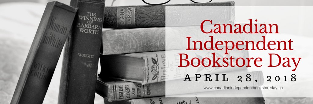 Canadian Independent Bookstore Day banner