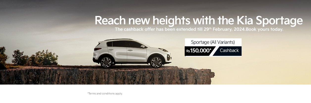Kia Motors Pakistan's banner