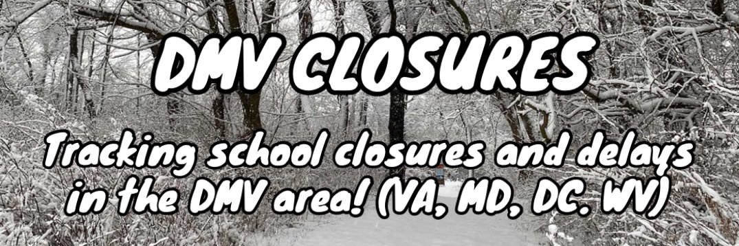 DMV Closures banner