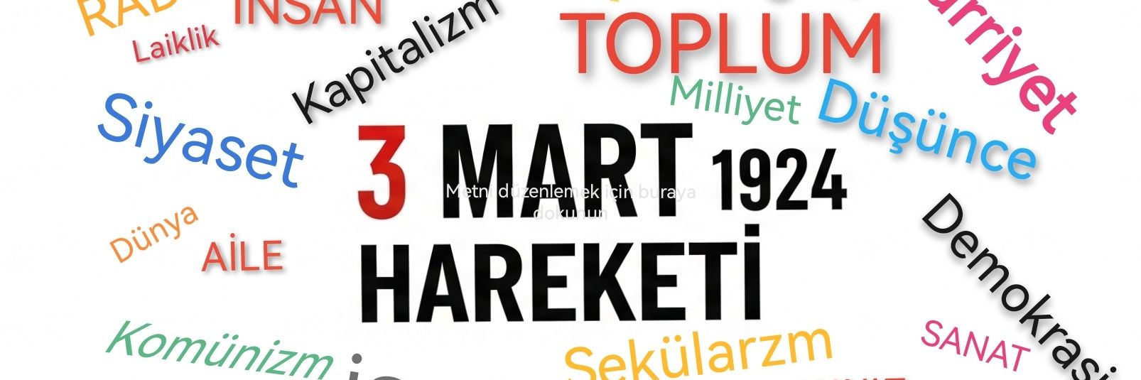 3 Mart 1924 Hareketi banner