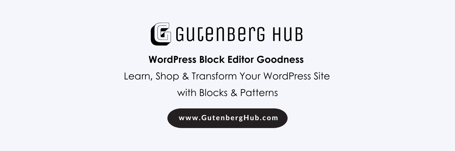 Gutenberg Hub banner