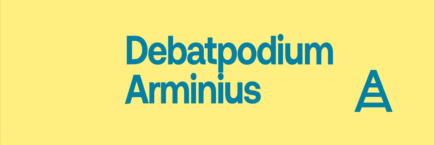 Debatpodium Arminius banner