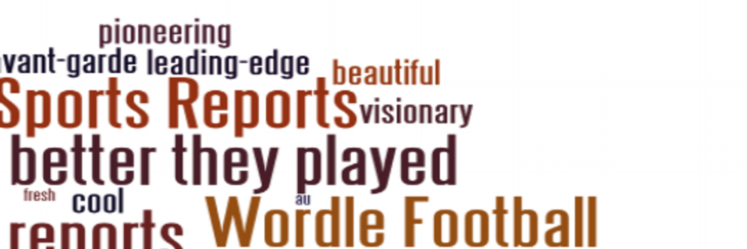 Wordle Football (@WordleFootball) / Twitter