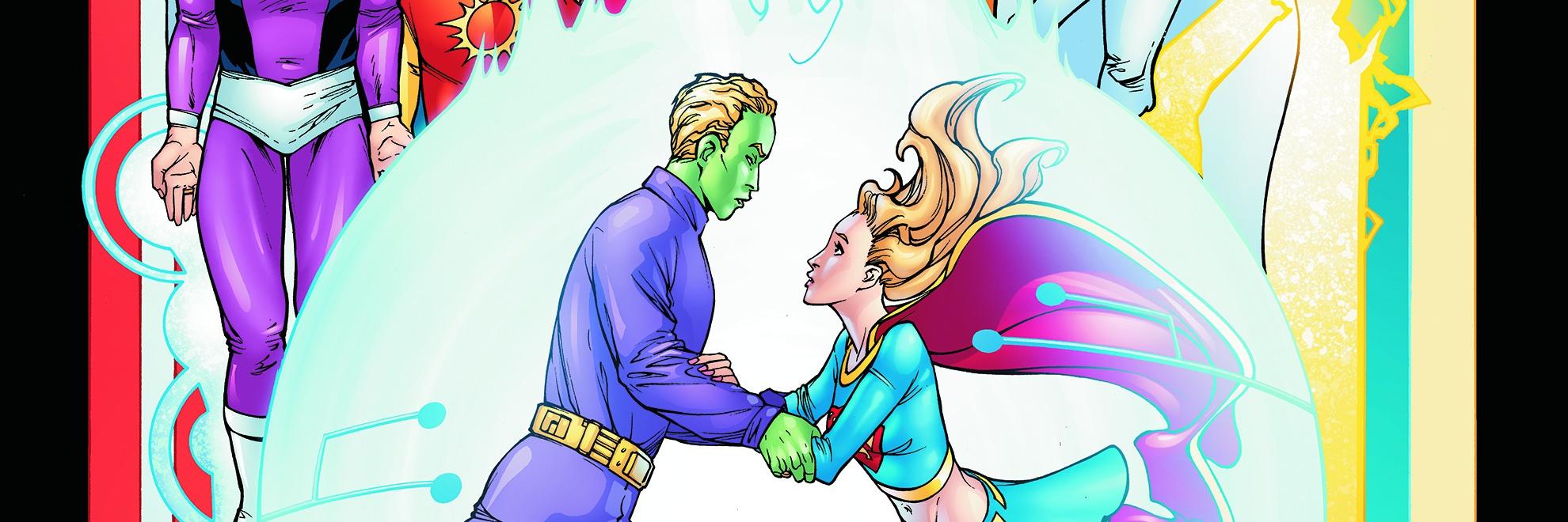 Supergirl and Brainiac 5 banner