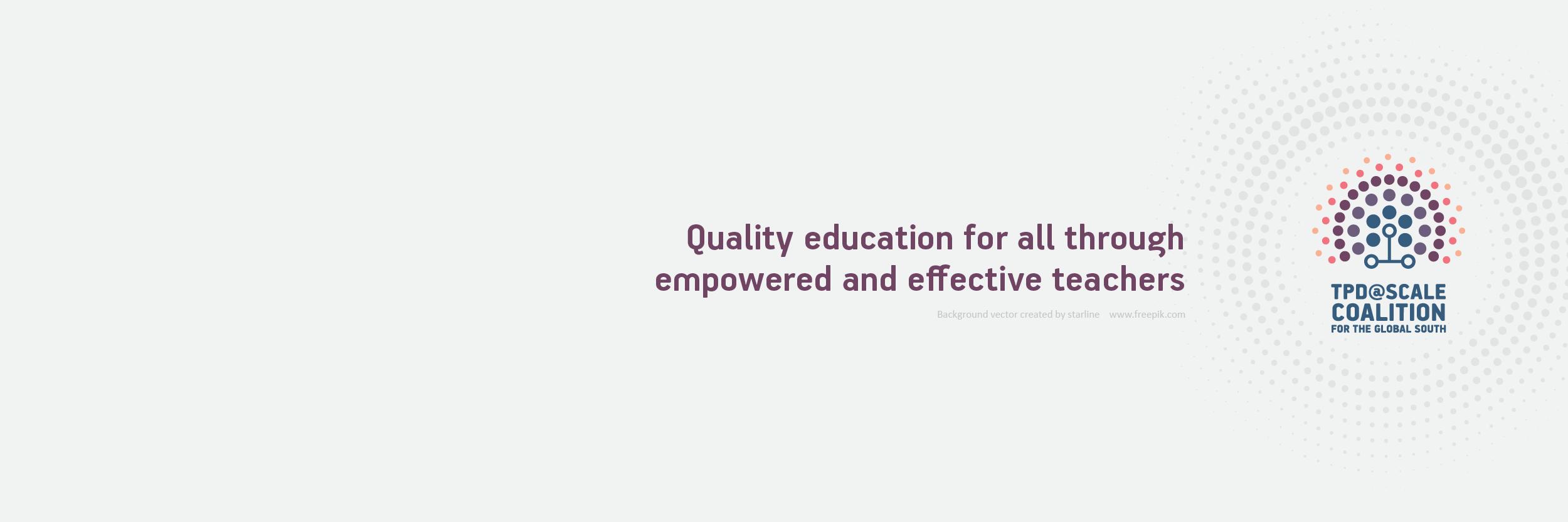 TPD@Scale Coalition for the Global South banner