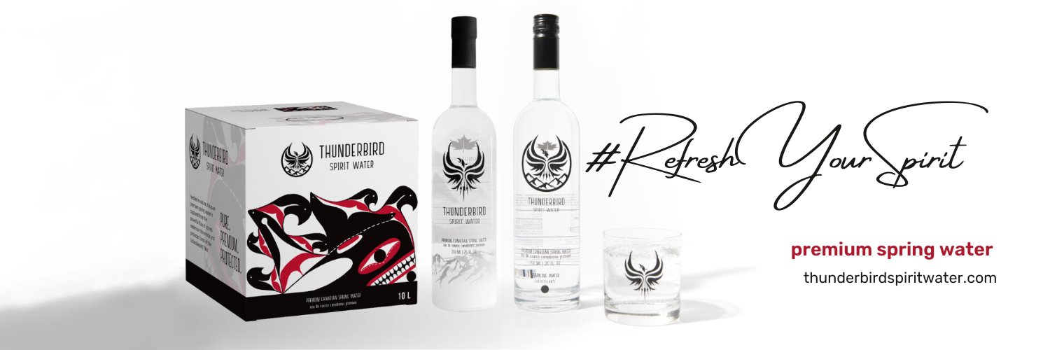 Thunderbird Spirit Water banner