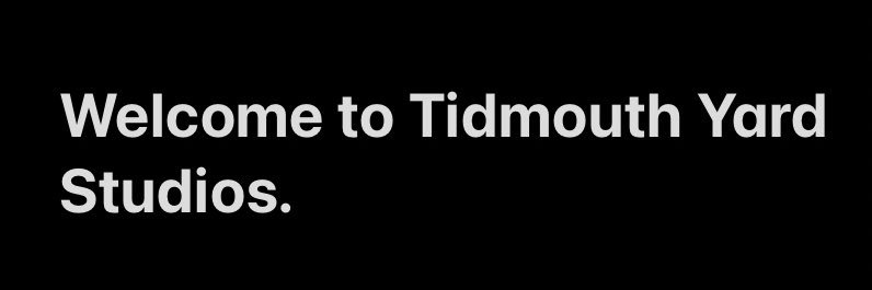 Tidmouth Yard Studios's banner