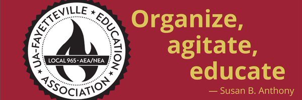Local 965, UA-Fayetteville Education Association Profile Banner