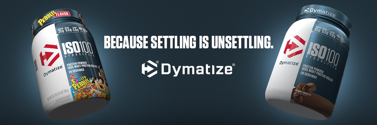 Dymatize banner