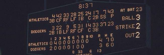 Vintage Scoreboards banner