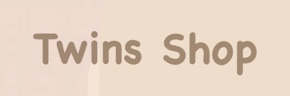 Twins Shop💜 banner