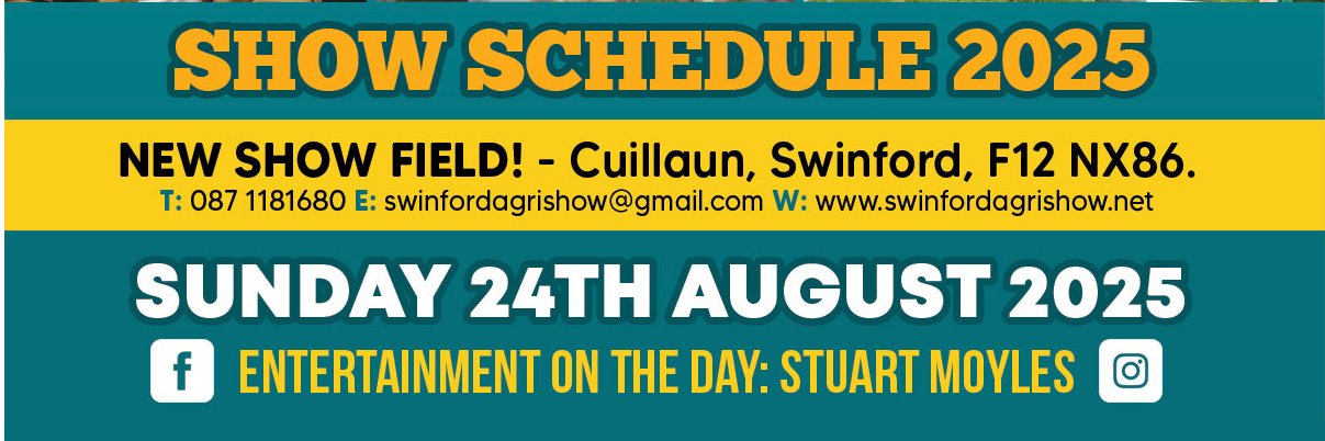 Swinford Agricultural Show's banner