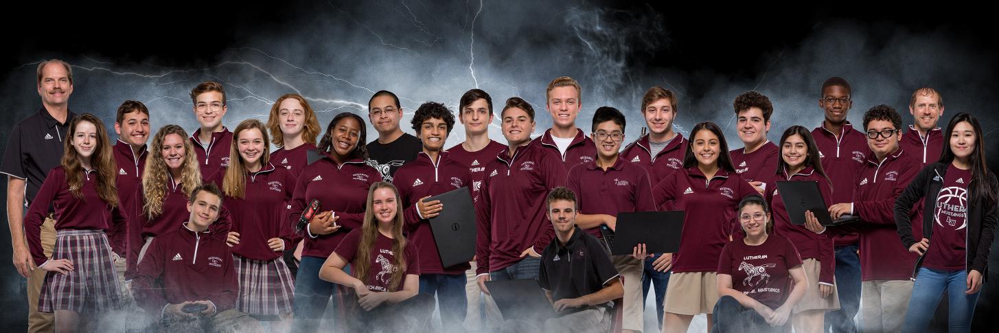 Lutheran Robotics banner