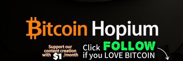 BitcoinHopium Profile Banner