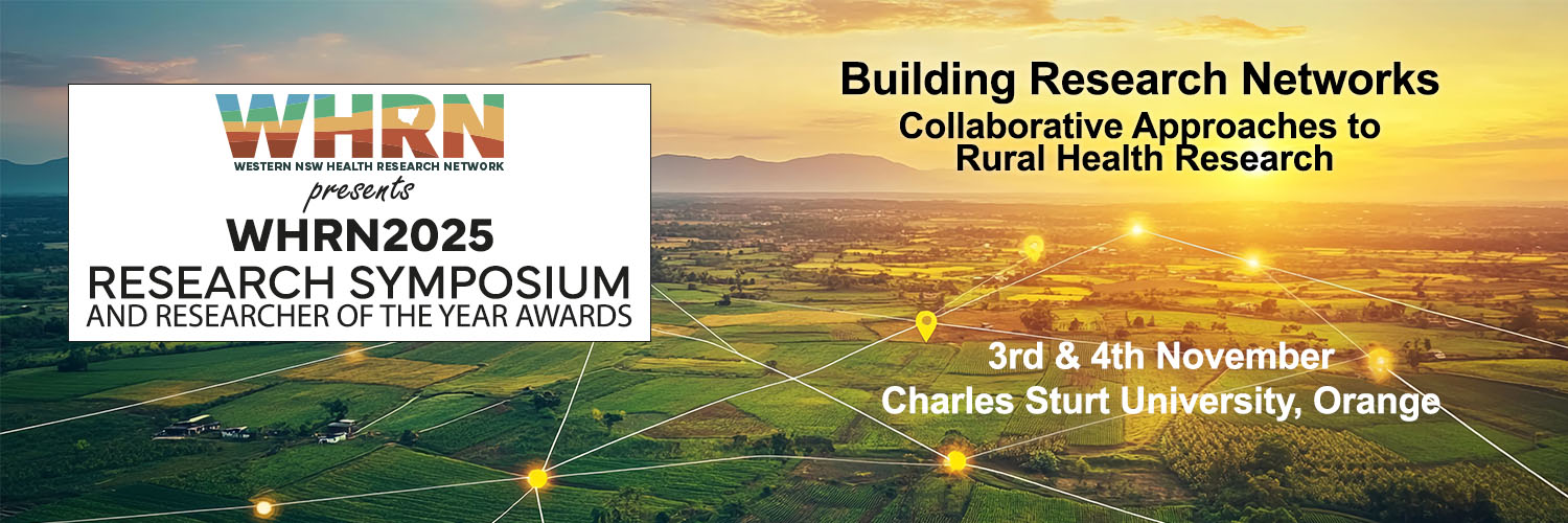 Western NSW Health Research Network (WHRN) Inc banner