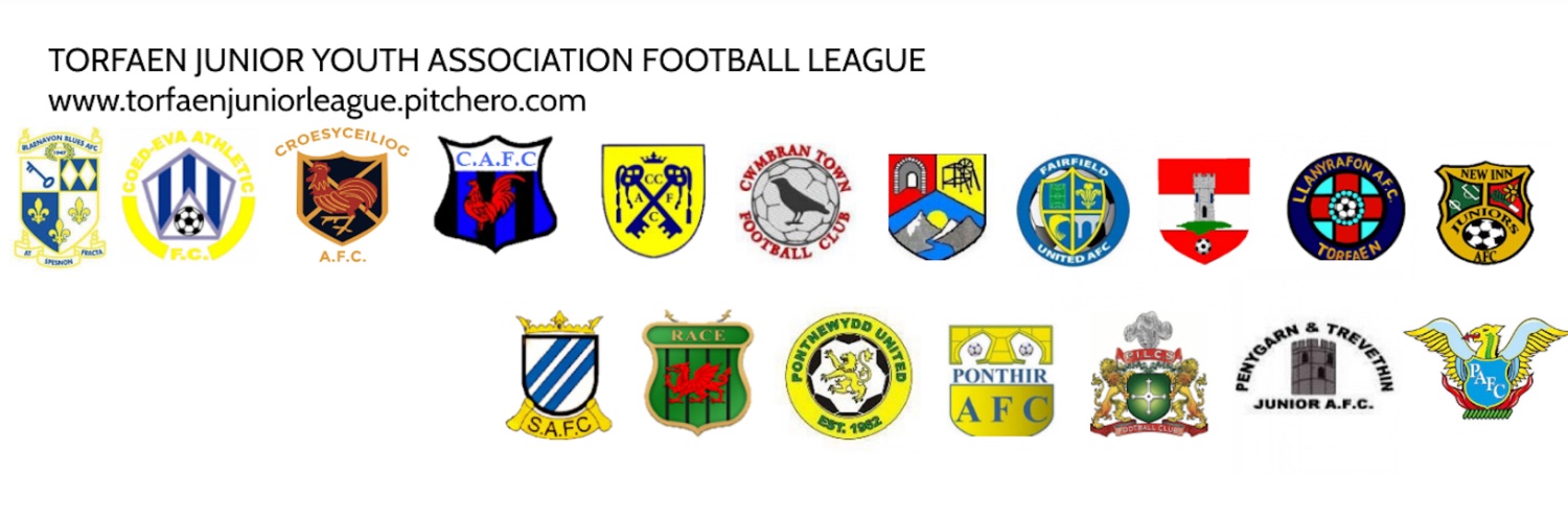 Torfaen Junior & youth Football Association banner