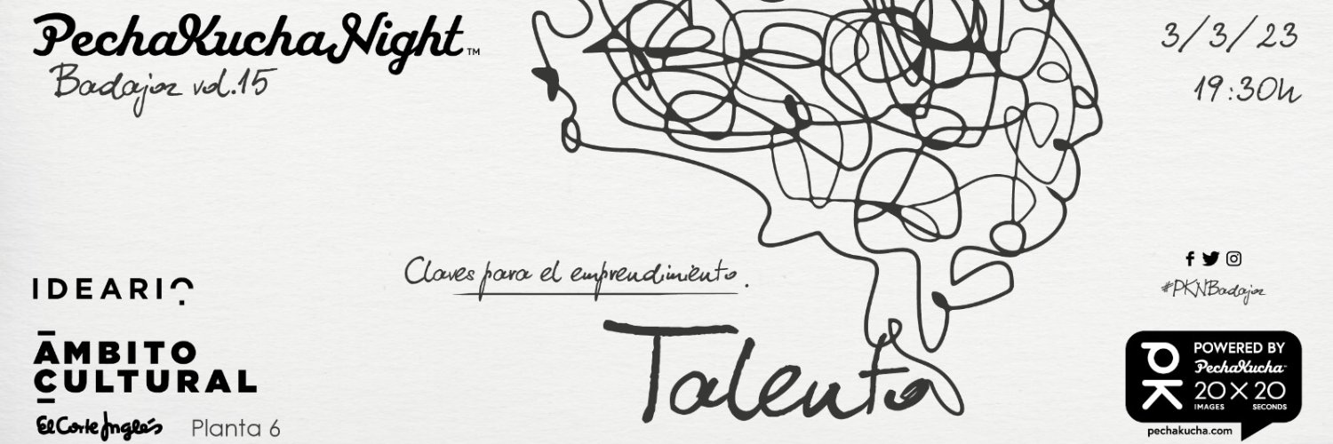 PechaKucha Badajoz banner