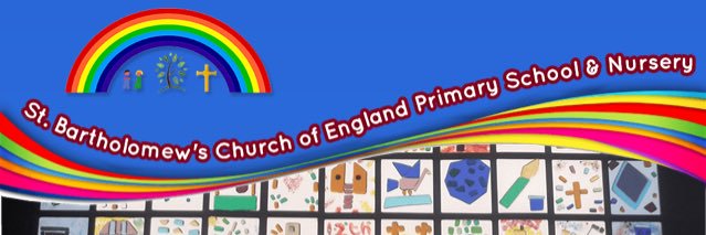 St Bartholomew's C of E Primary School and Nursery banner