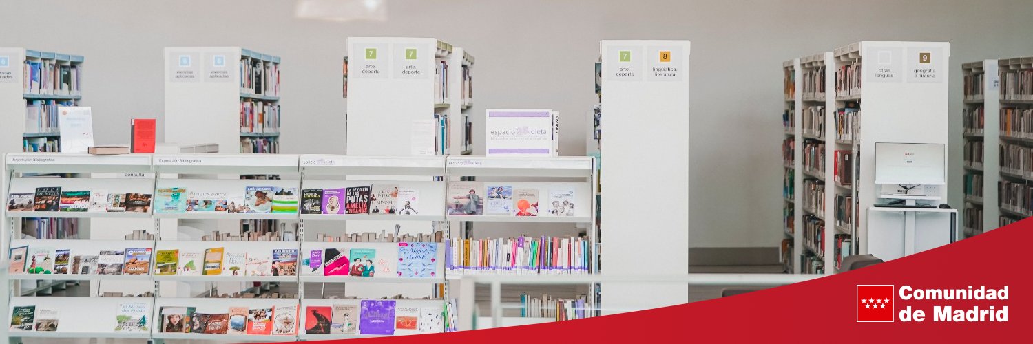 Bibliotecas▪️Comunidad de Madrid's banner