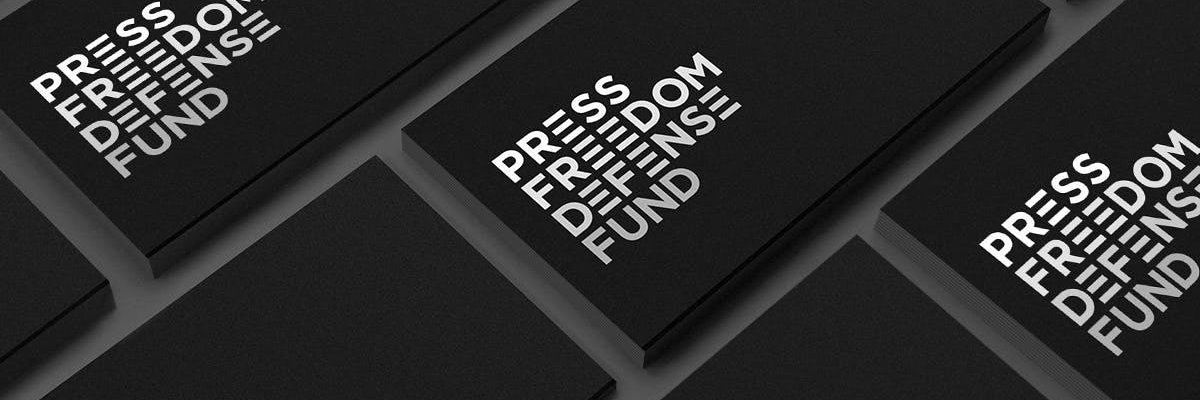 Press Freedom Defense Fund banner