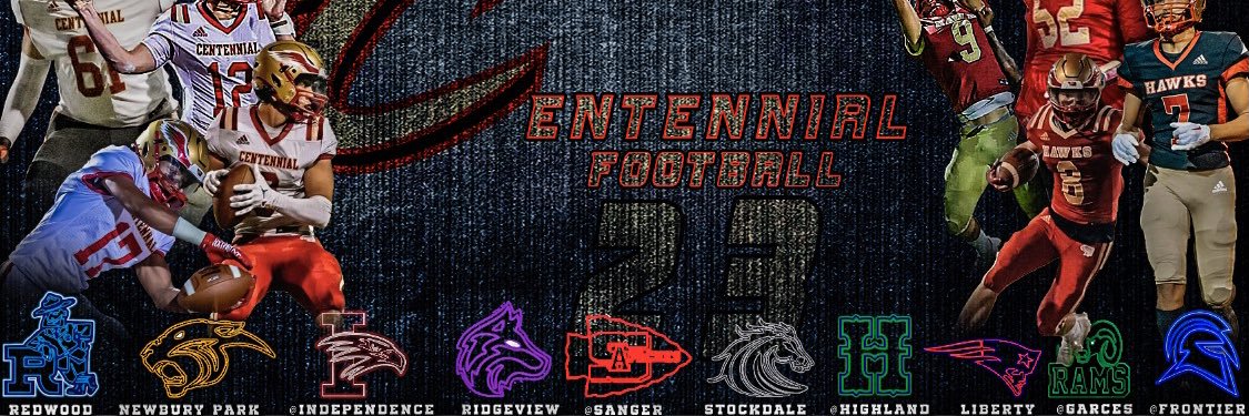 Centennial High School Football banner
