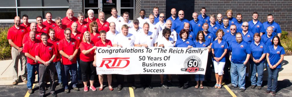 Reich Tool & Design, Inc. banner