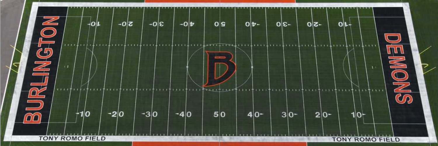 Burlington Football banner