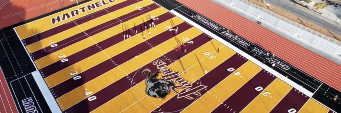 Hartnell College Football's banner