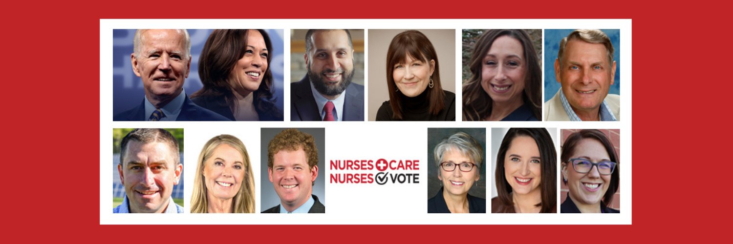 Nurses Care. Nurses Vote. banner