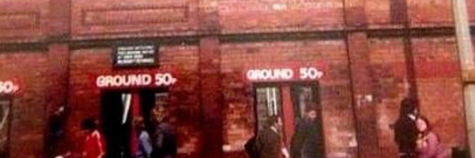 Front row of the Kop banner