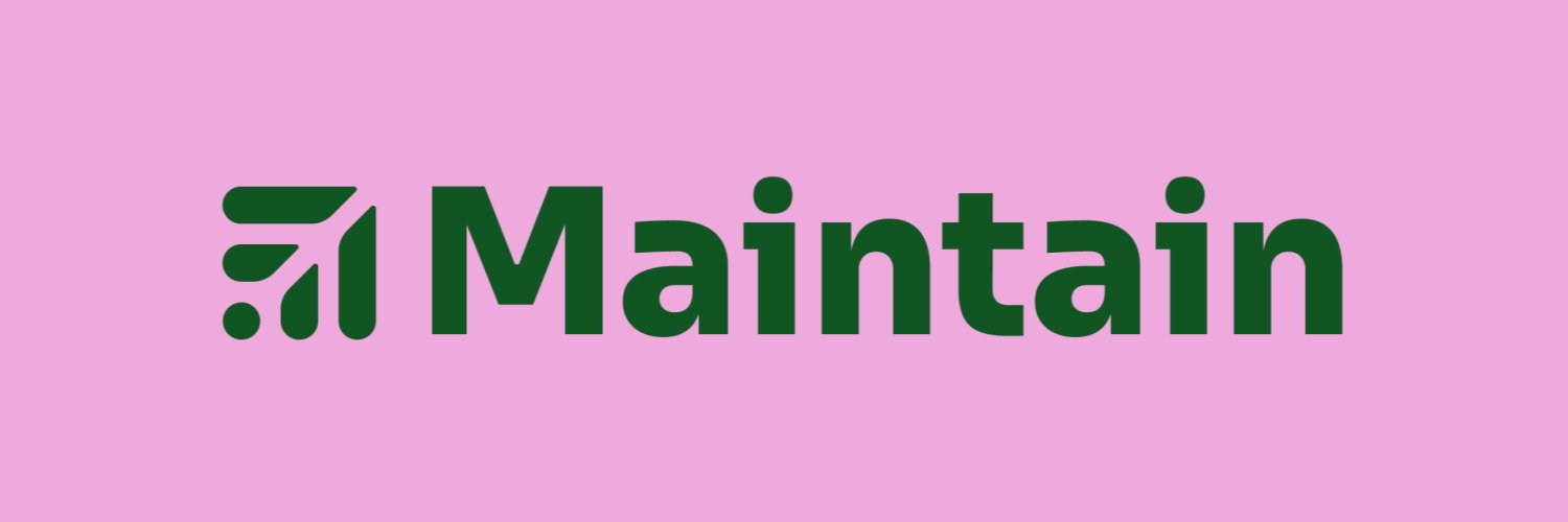 Maintain banner